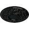 Ekena Millwork Jackson Ceiling Medallion (Fits Canopies up to 13 1/2"), 32 3/4"OD x 2 1/2"P, Black Pearl CM32JABPS - alternate 2